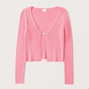 Abercrombie A&F Slim Bar Closure Cardigan